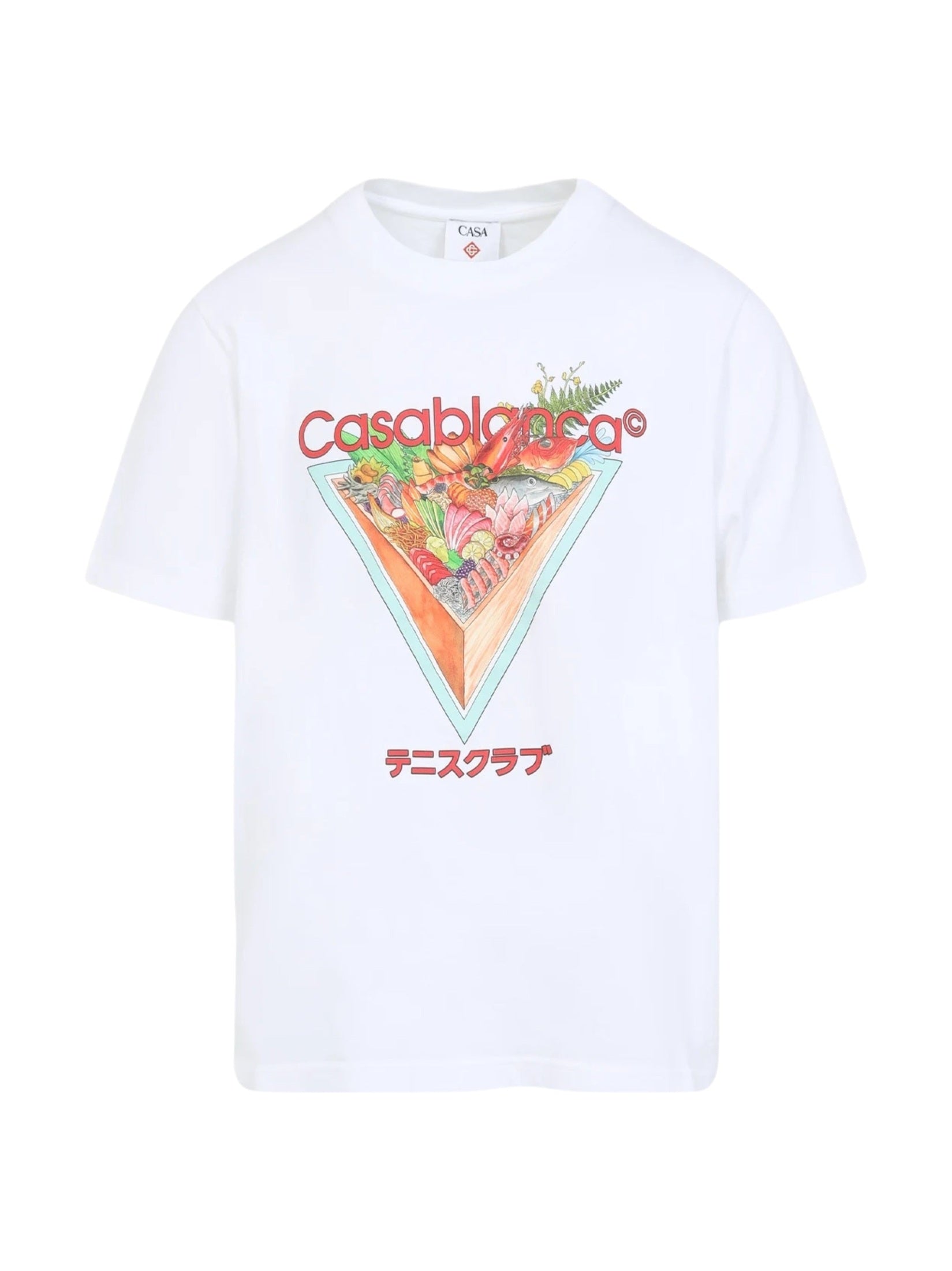 Tennis club icon printed t-shirt
