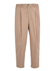 Pantalone wide fatigue flat front diagonal pockets zip 1 pleat fatigue pockets finished b.