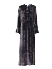 Velvet a line kaftan