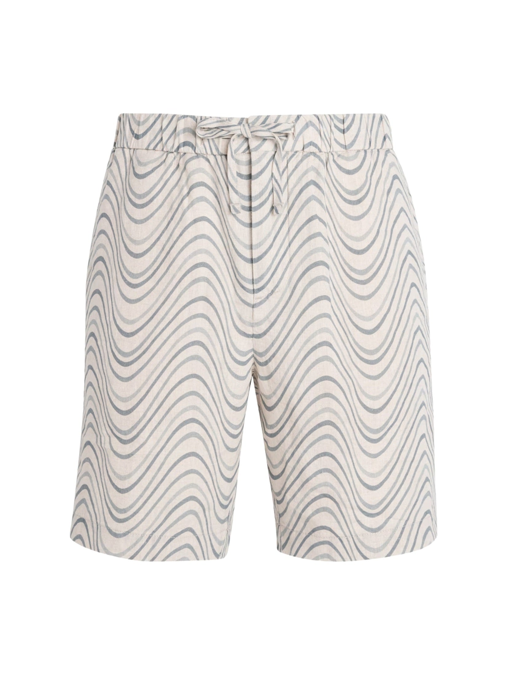 Felipe linen short fibra print