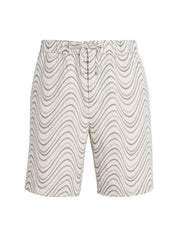 Felipe linen short fibra print