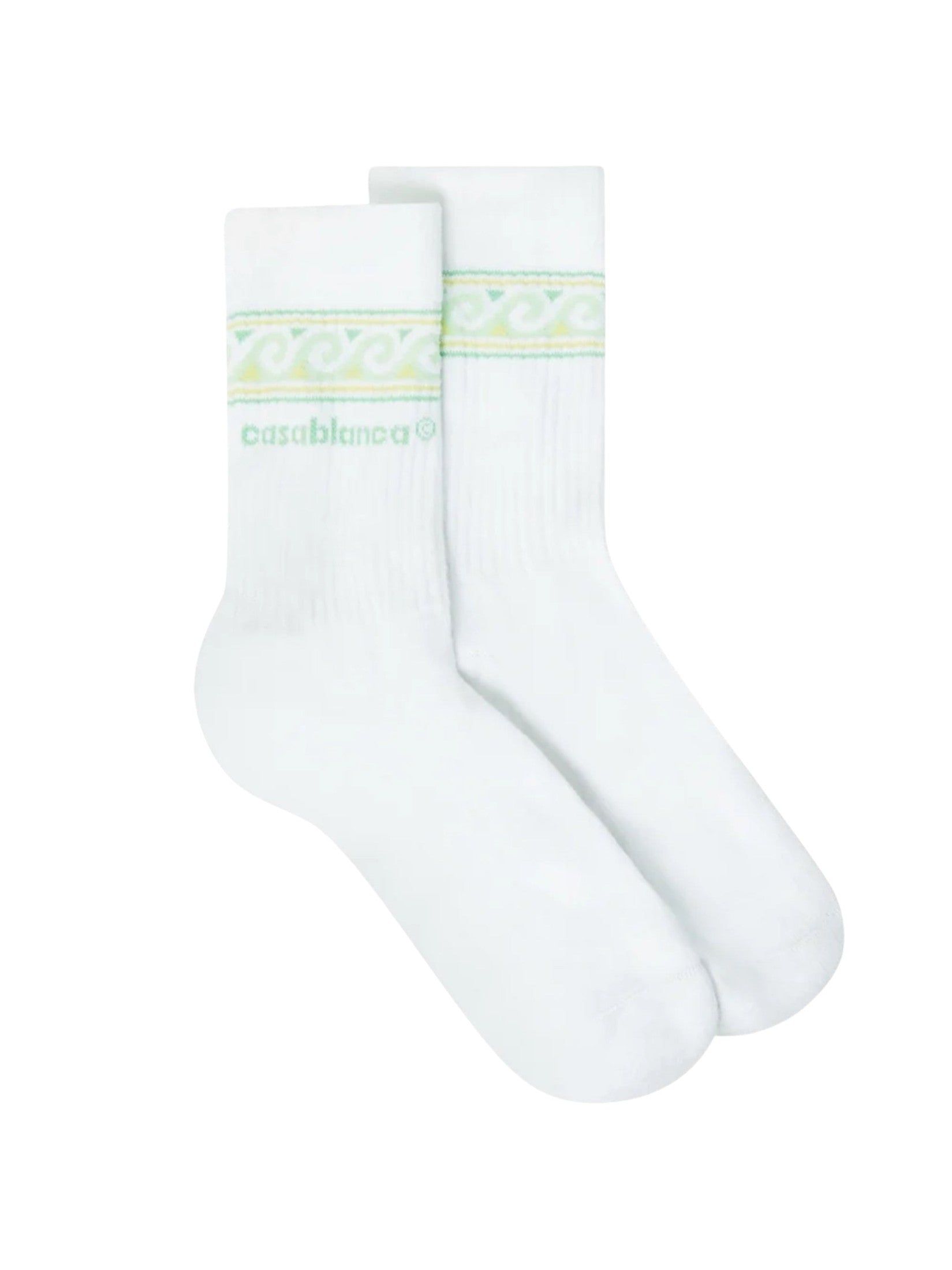 Knitted wave sport socks