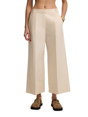 COTTON BEIGE TROUSERS