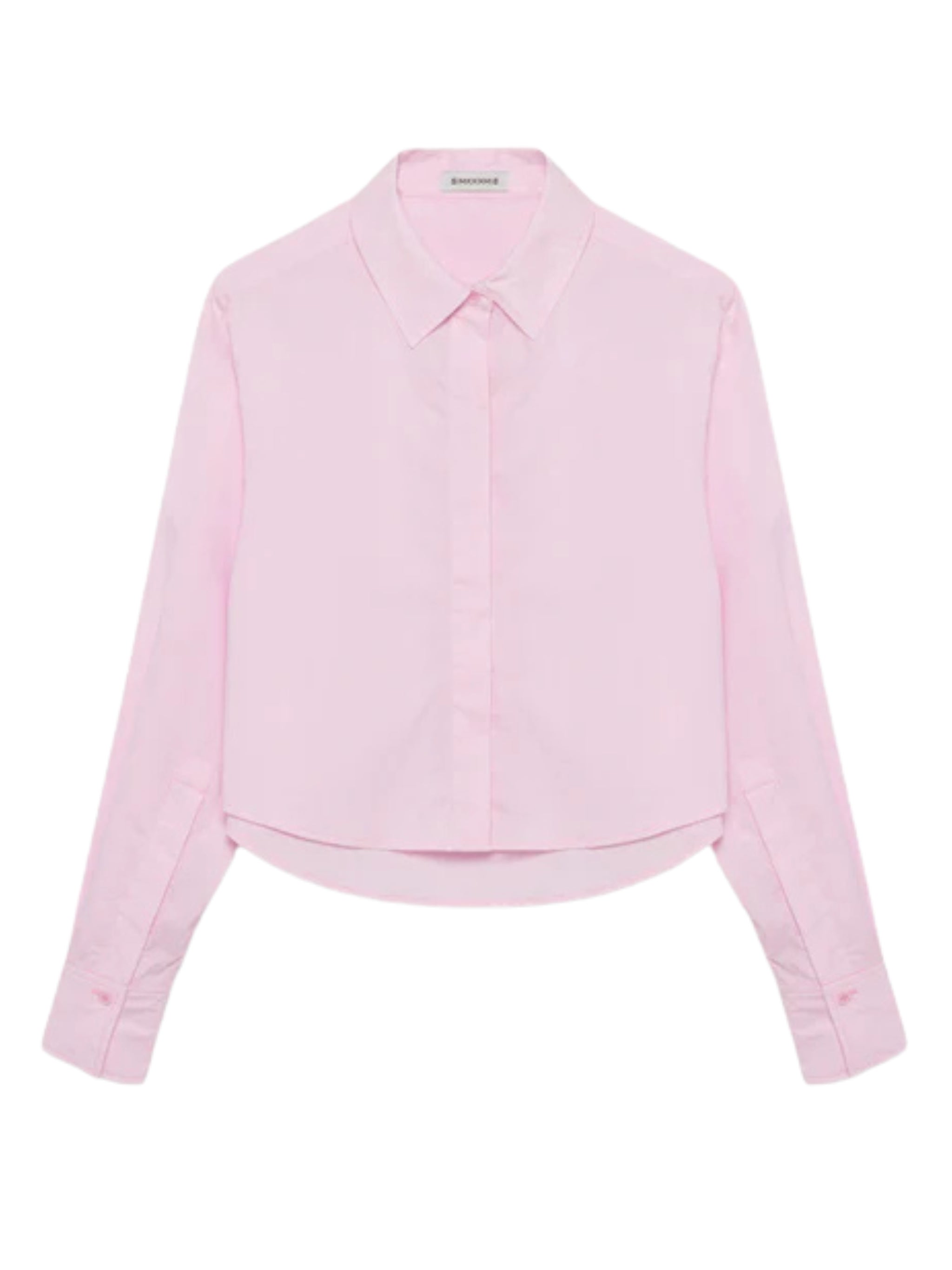 Renata cropped button down shirt