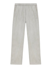 Ice grey wide-leg lyocell trousers
