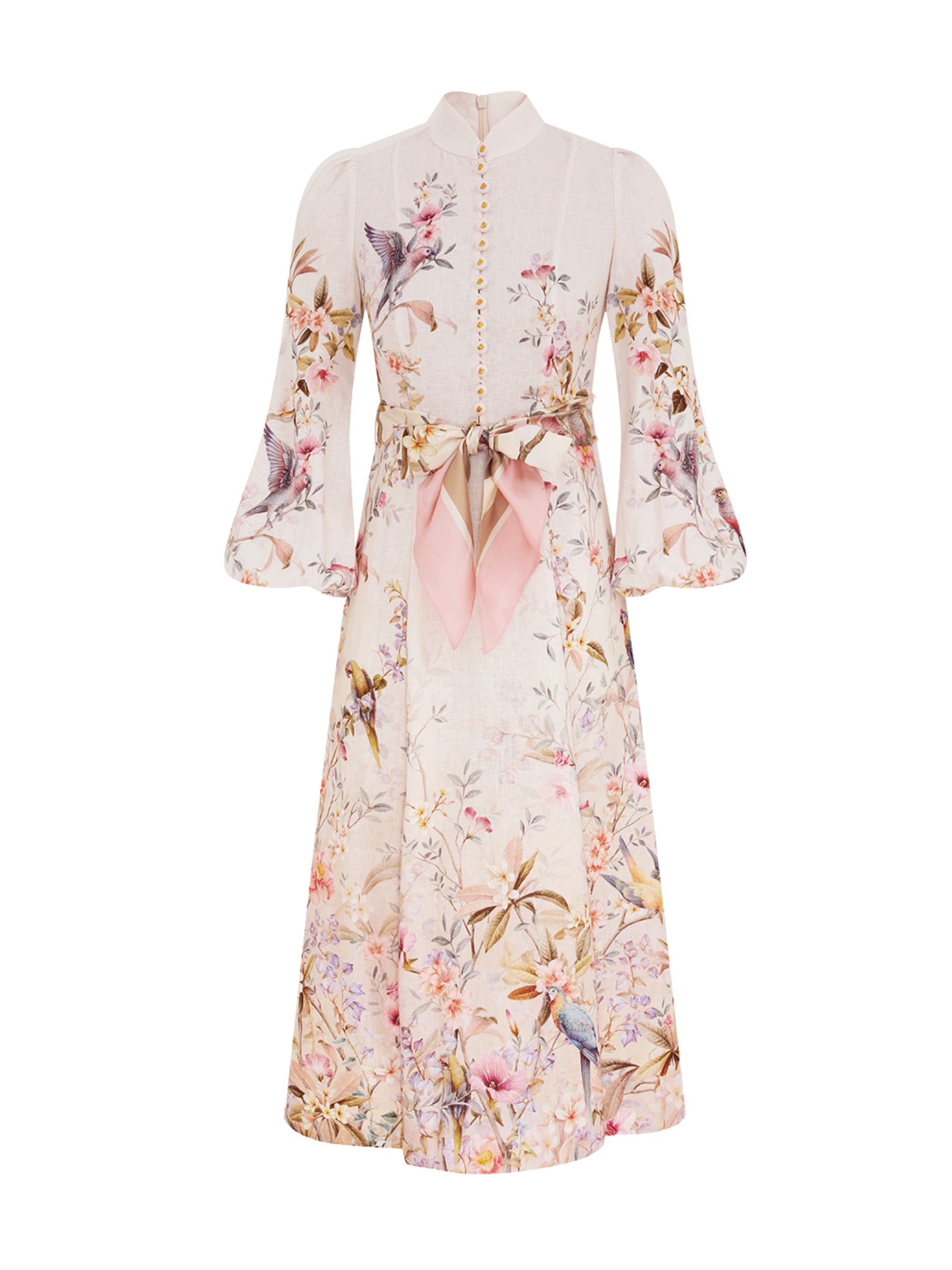 Rebellion Button Midi Dress