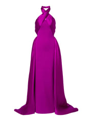 The Rumi Maxi Dress in Allium Purplev