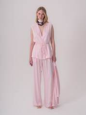Pleated Detailed Relaxed Fit Trousers