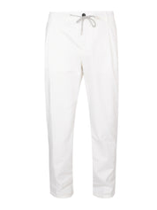 Eleventy drawstring jogger trousers