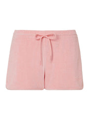 Towelling shorts cotton pink