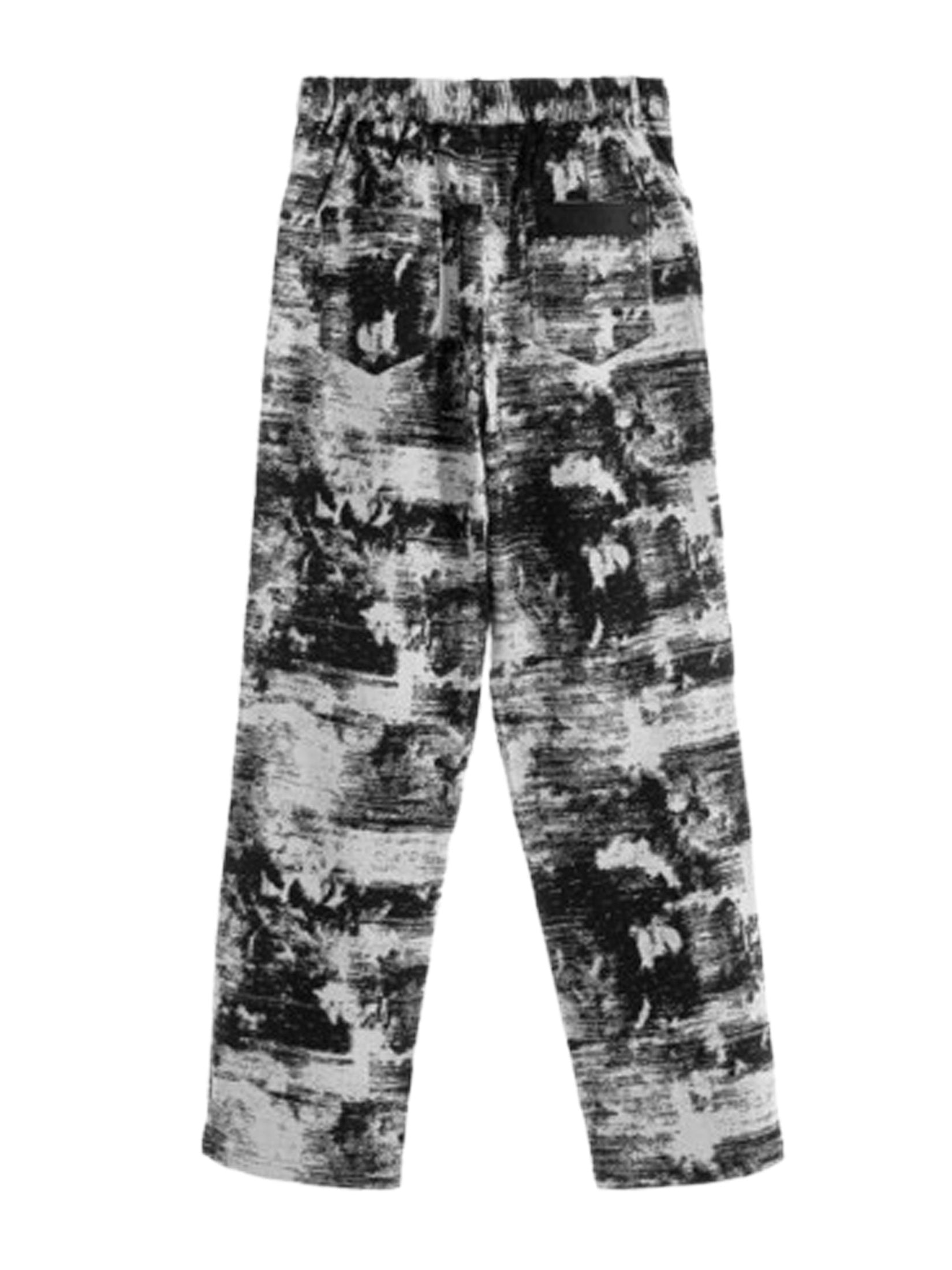 Mwm jacquard fabric pants