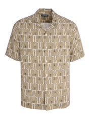 ROBERTO PALMEIRA PRINTED LINEN S/L Shirts