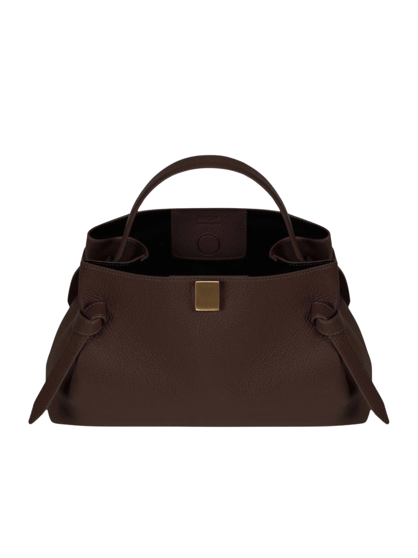 Gyoza pebble grain leather