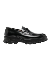 Penny-Slot Leather Loafers