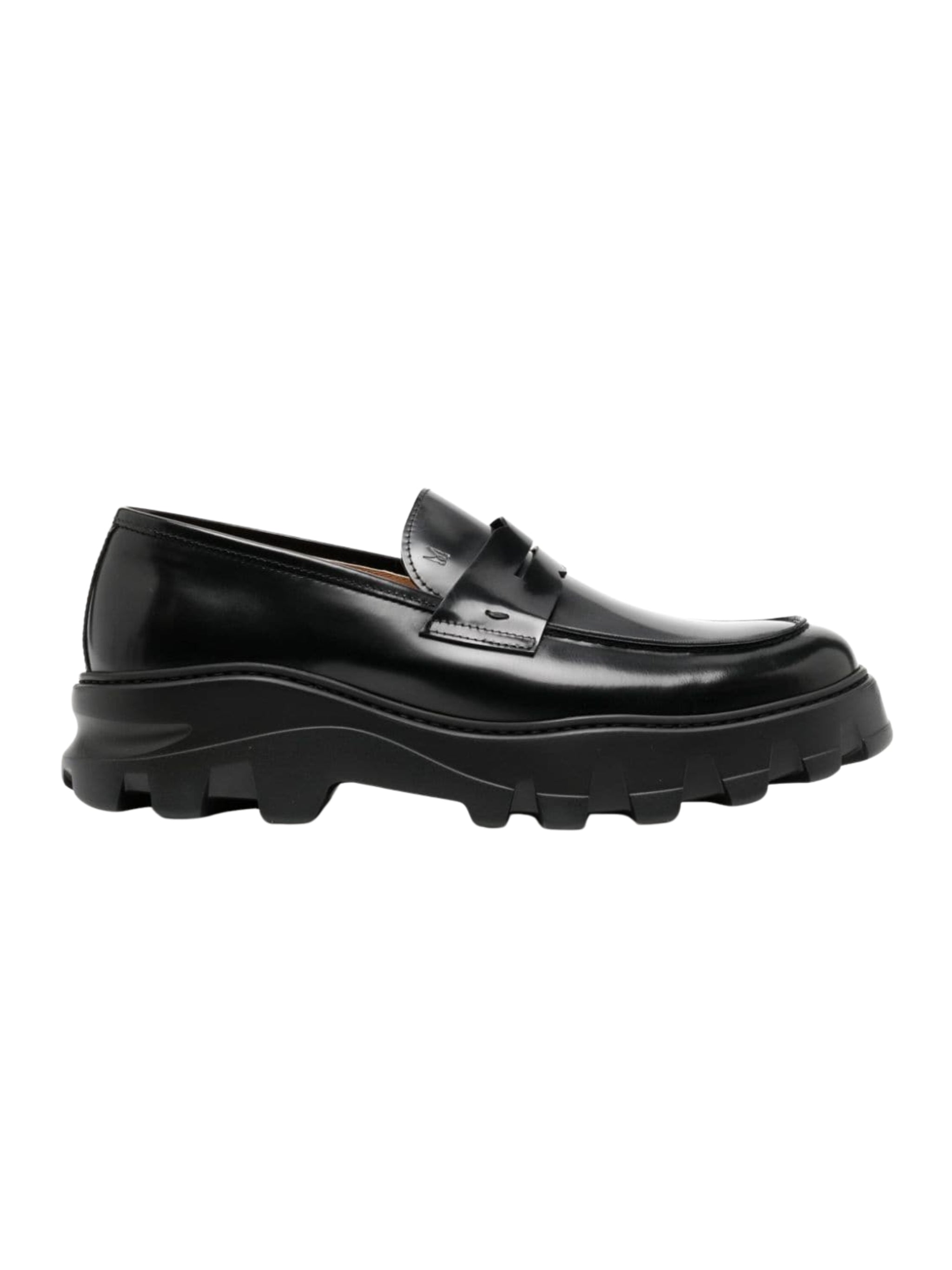 Penny-Slot Leather Loafers