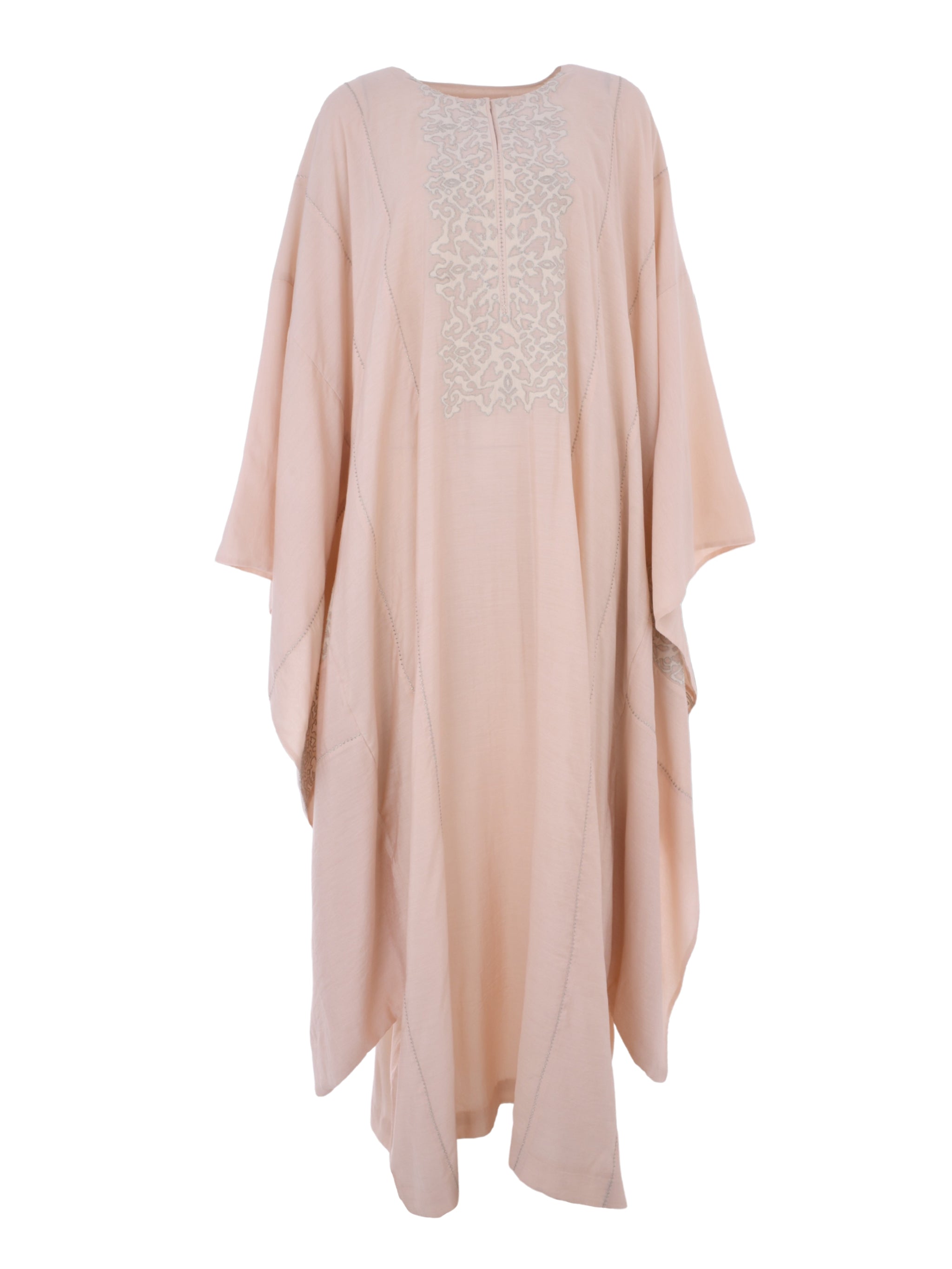 Butterfly Cotton-Silk Kaftan