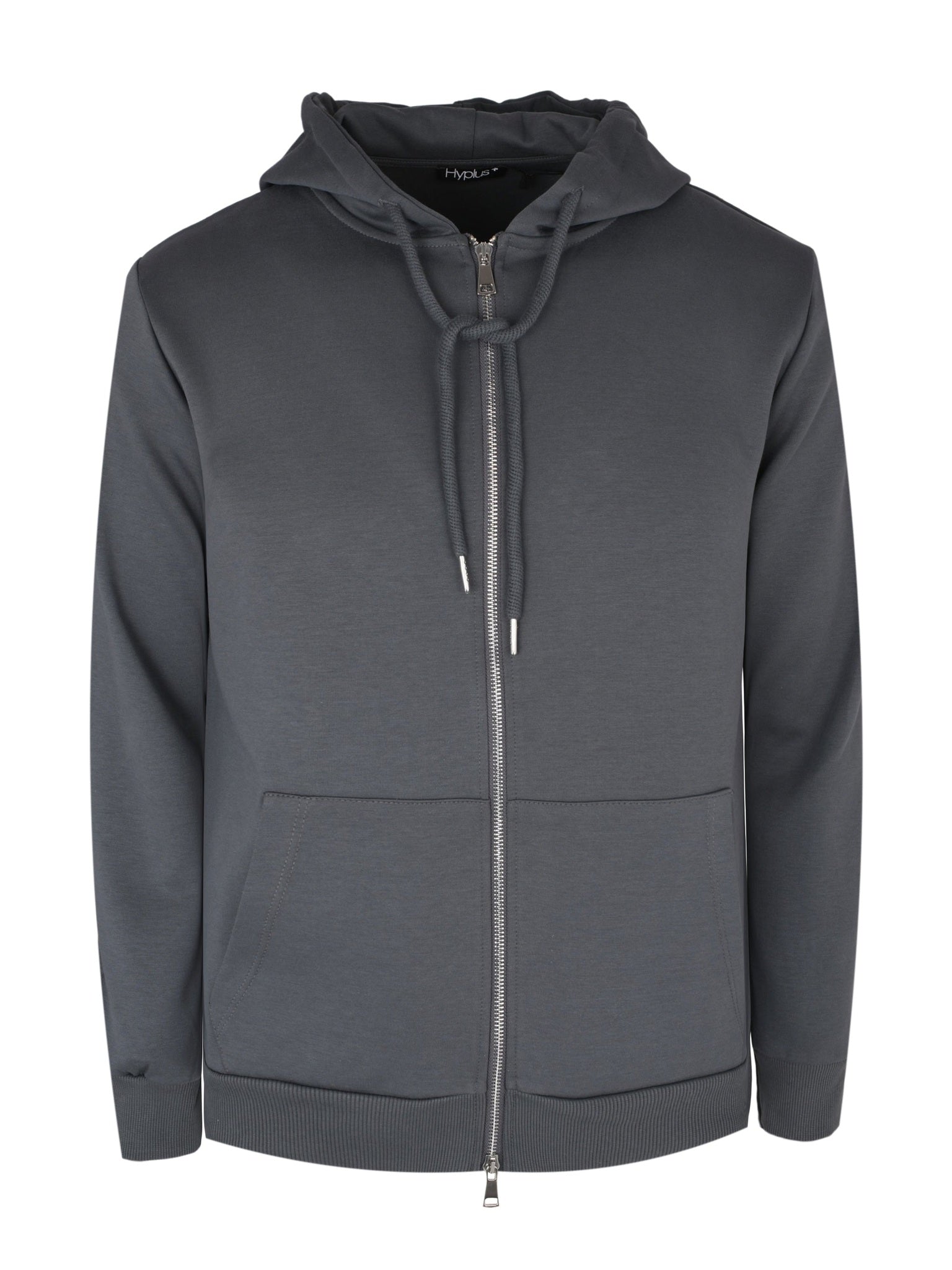 Hoodie zip signal grey small 10