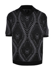 CENMAR KNIT BLACK SHIRT