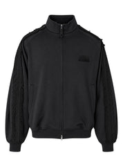 Multi lace trim raglan track jacket