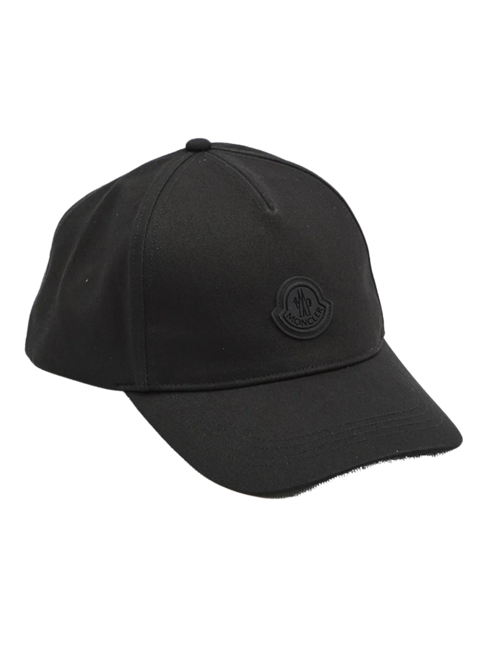 Logo-patch cotton baseball cap