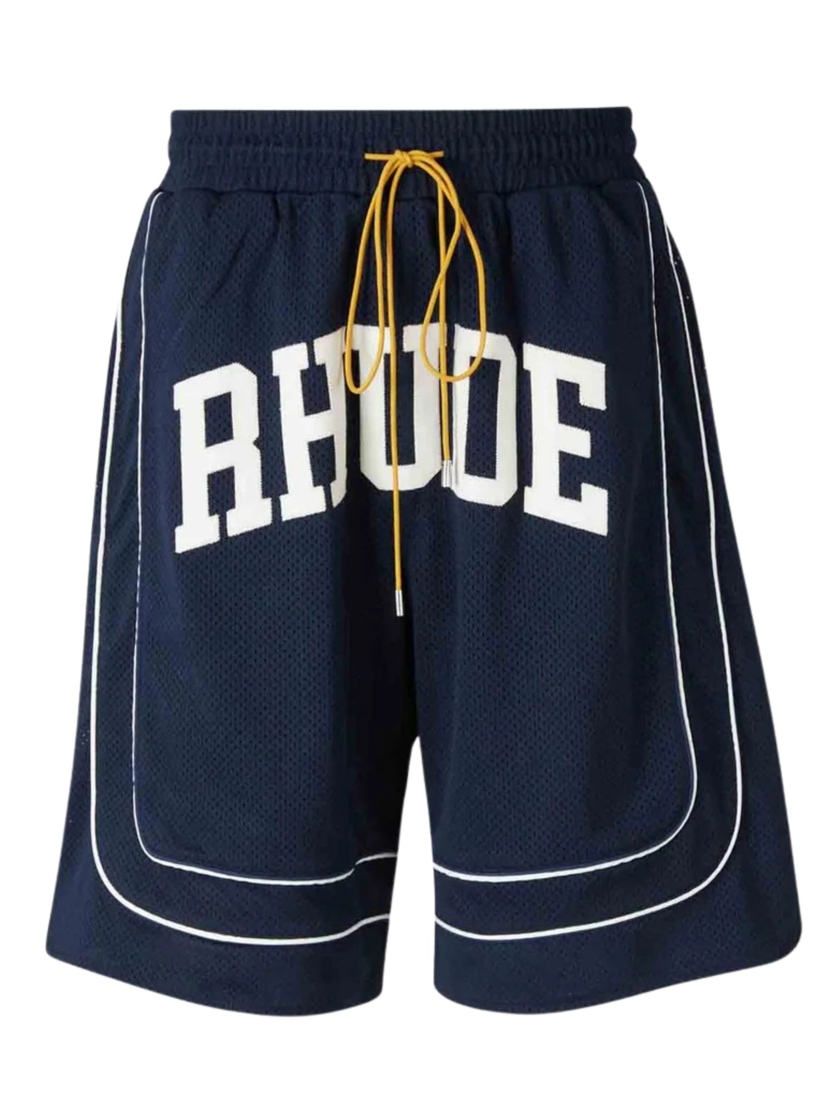 Baggy collegiate logo short