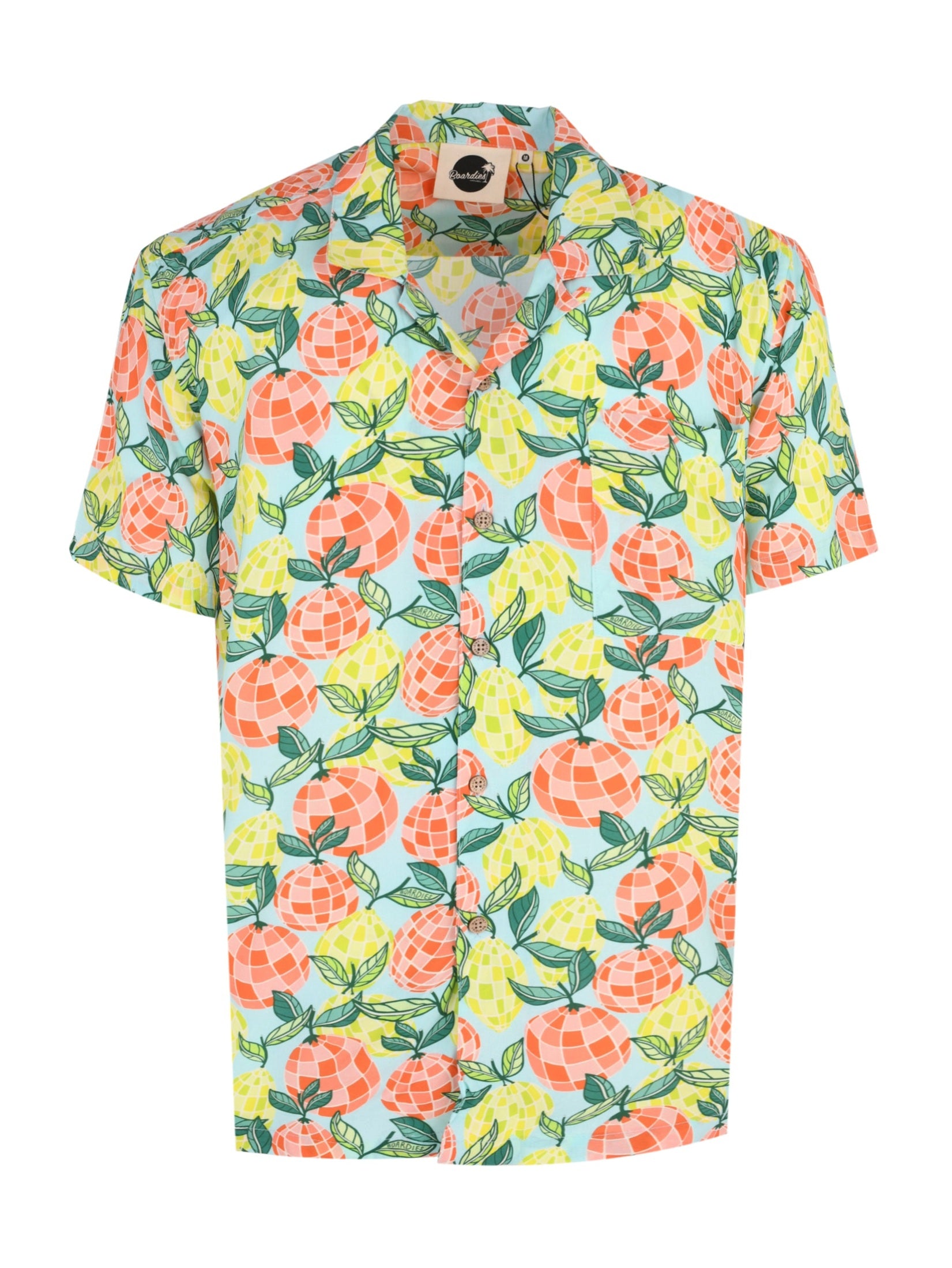 Boardies citrus disco camp collar shirt
