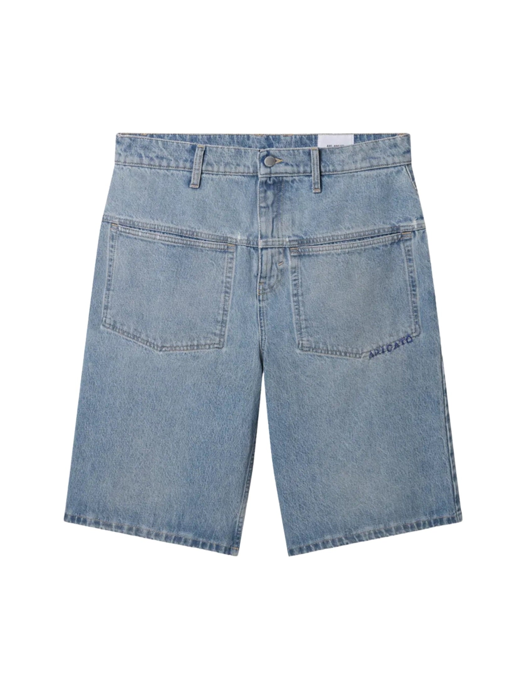 Invert denim shorts