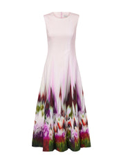 MAGNOLIA S/L MIDI DRESS