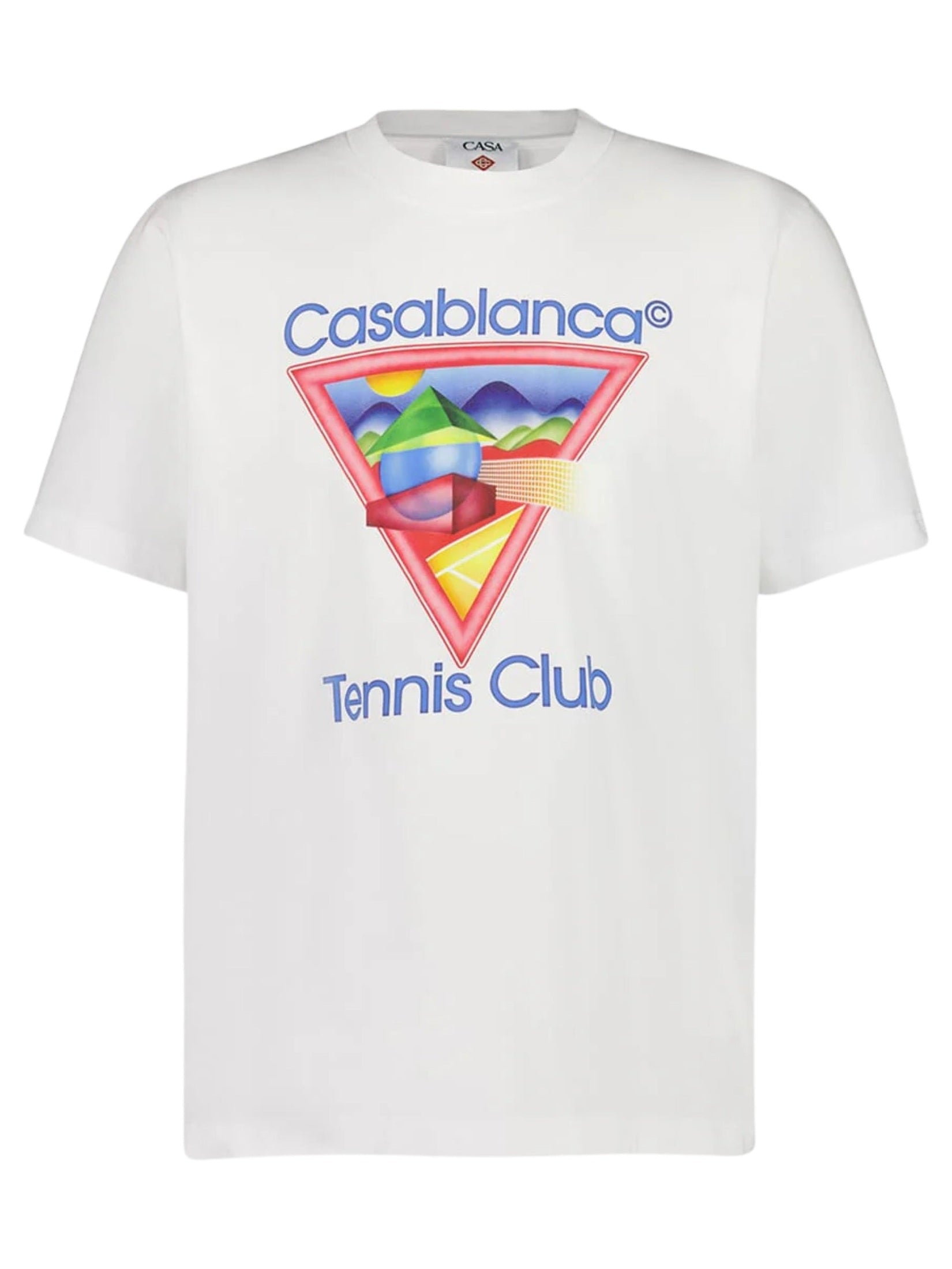 Tennis club icon printed t-shirt