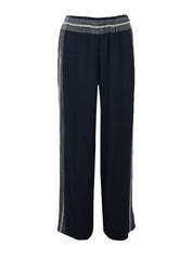 MID RISE PLACED STRIPE PULL ON PANT