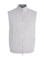 Eleventy Full-Zip Wool Gilet