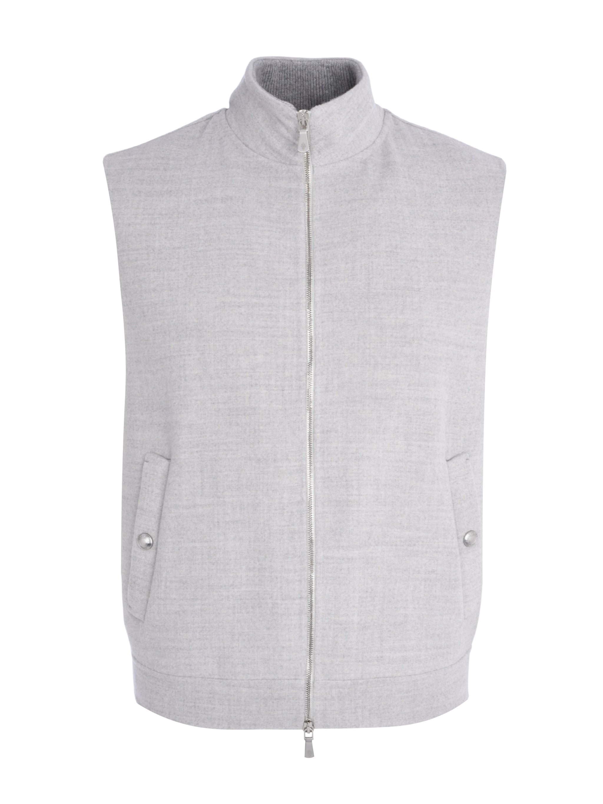 Eleventy Full-Zip Wool Gilet