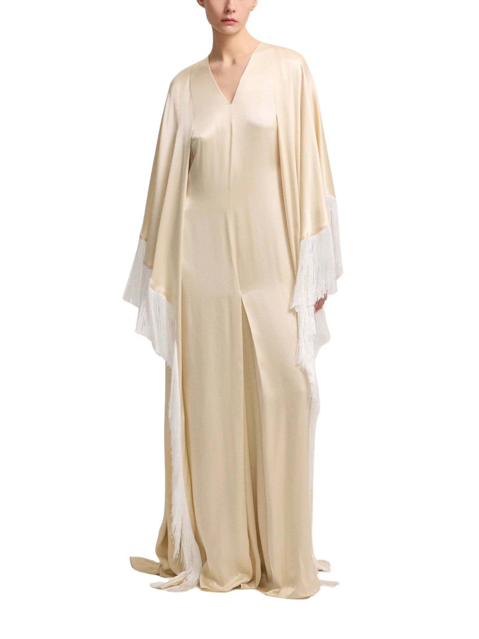 Long dress with tassel detail