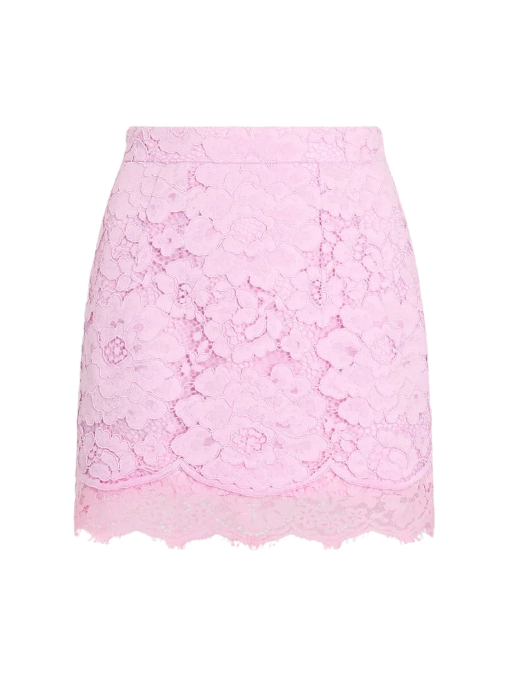 Eco-Friendly Cotton Blend Lace Iconic Mini Skirt