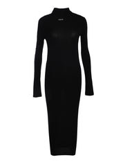 SKIN GATHERED MIDI DRESS