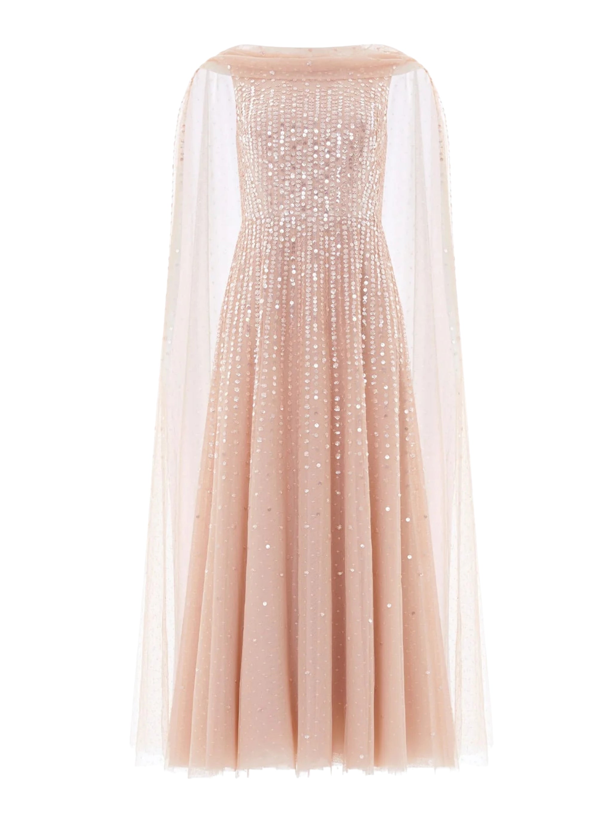 Moonlight sequin ankle gown