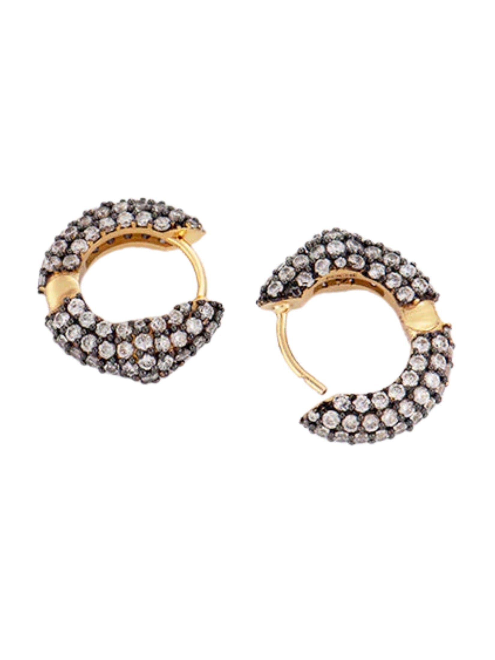 Crystal harmony hoops (mini)
