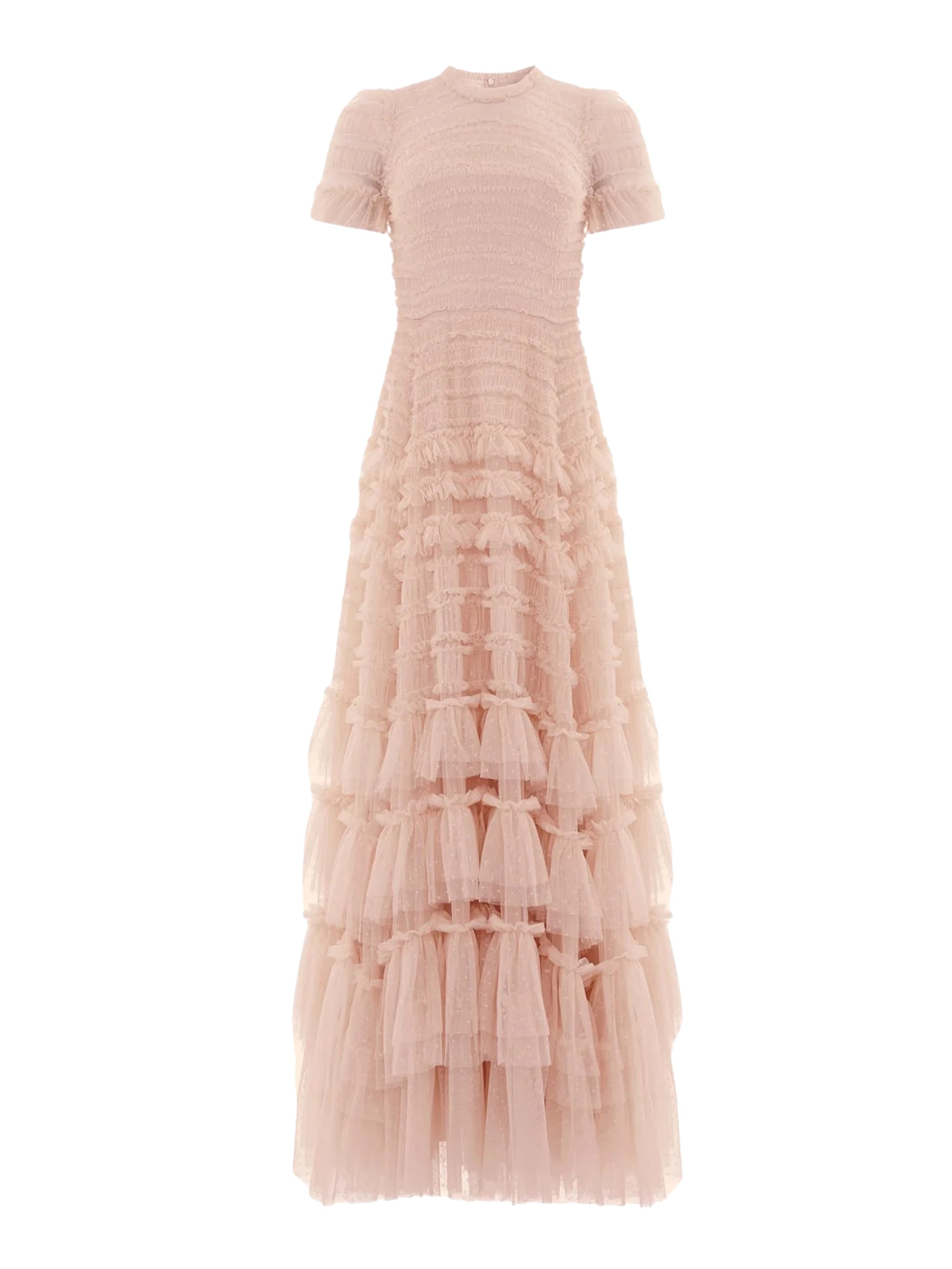 Valentine ruffle gown