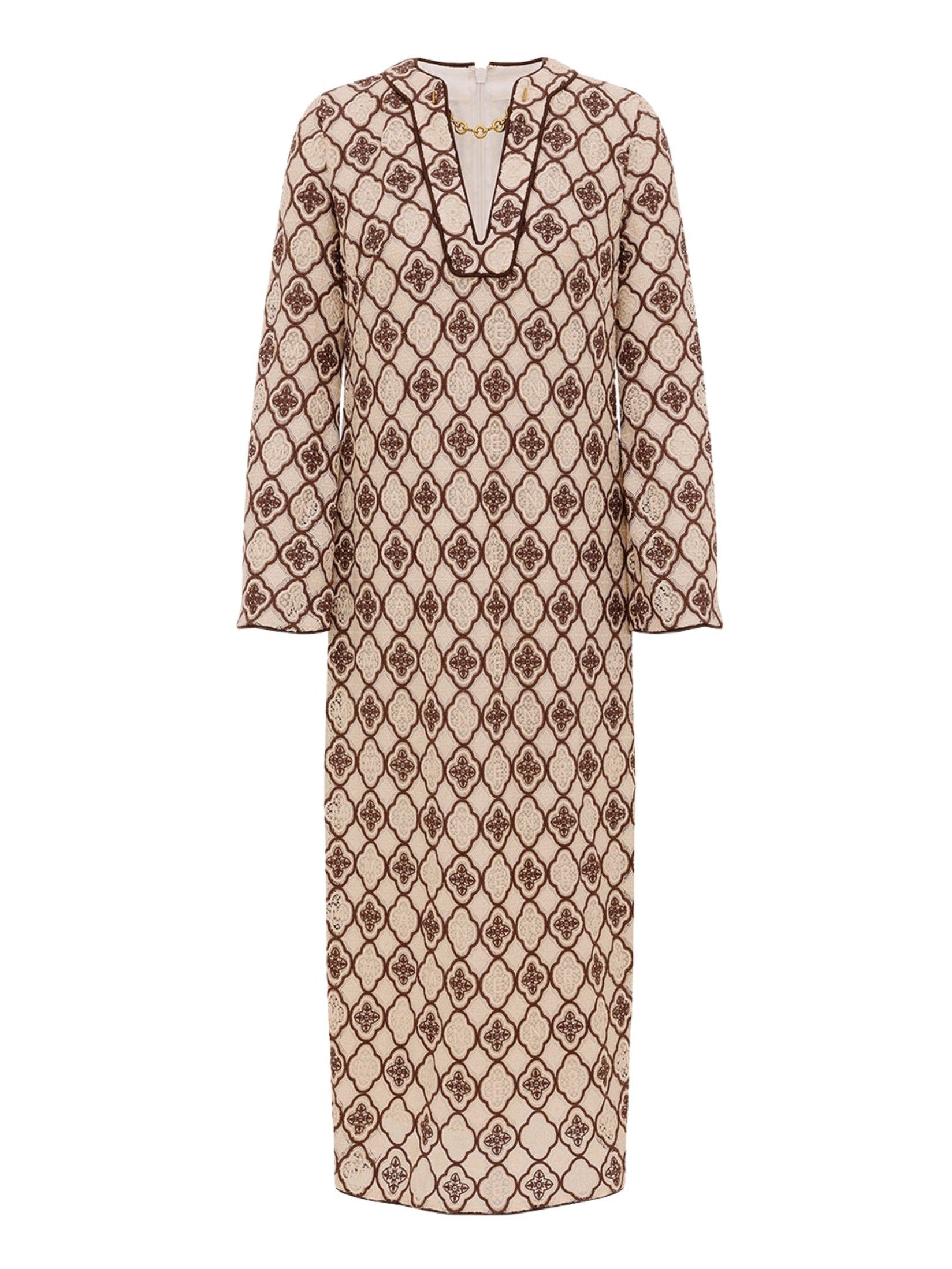Luna guipure midi dress