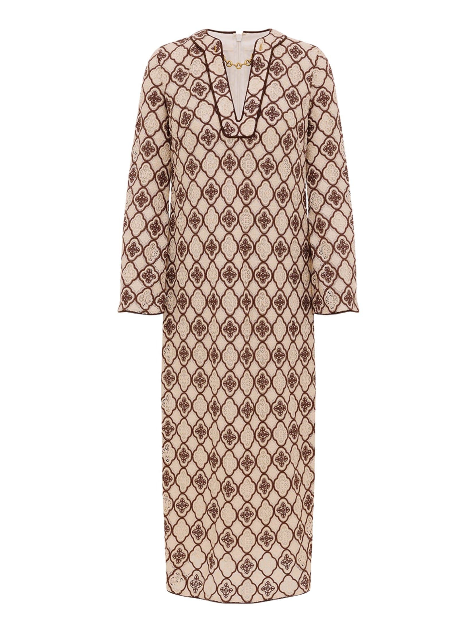 Luna guipure midi dress