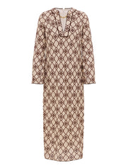Luna guipure midi dress