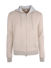 Eleventy Full-Zip Hooded Sweatshirt