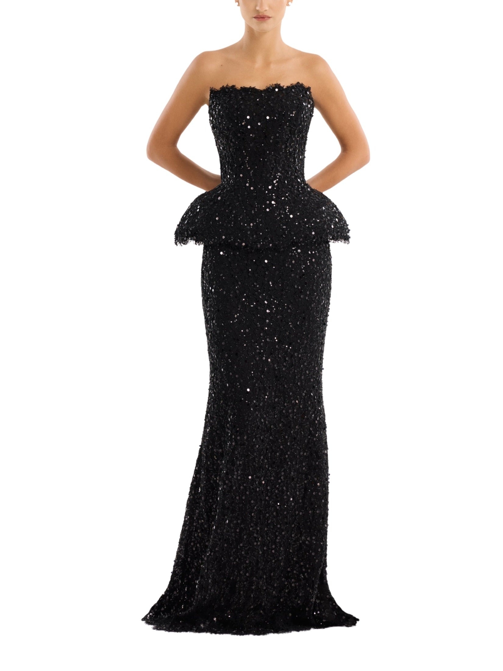 Corset with maxi skirt