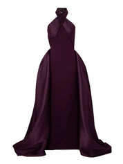 The Rumi Maxi Dress in Damson