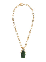 Portal necklace green jade