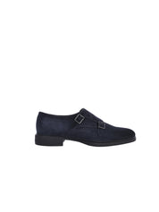 MEN'S BLUE SUEDE MONK SHOES