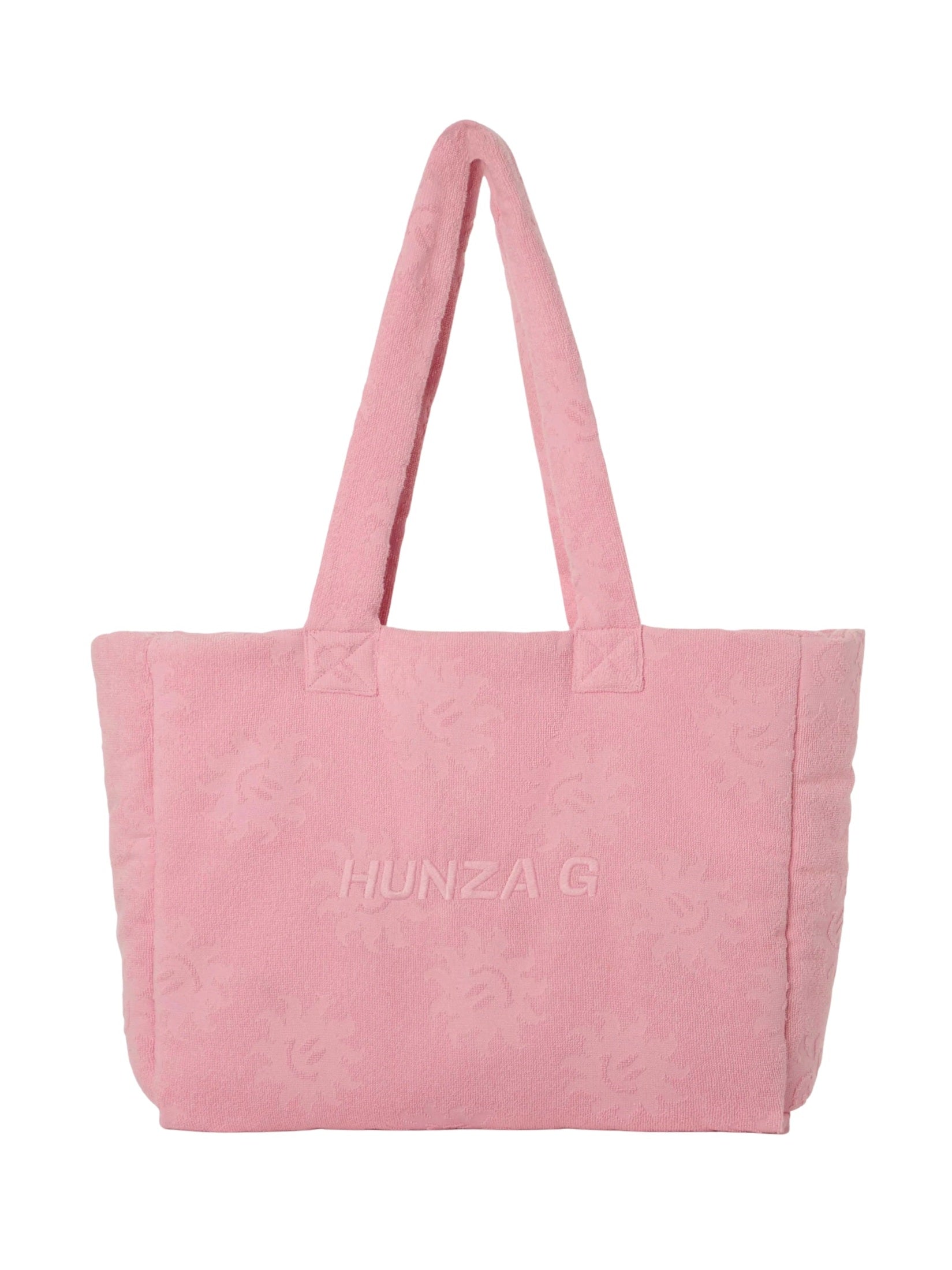 Beach bag sunny towelling pink