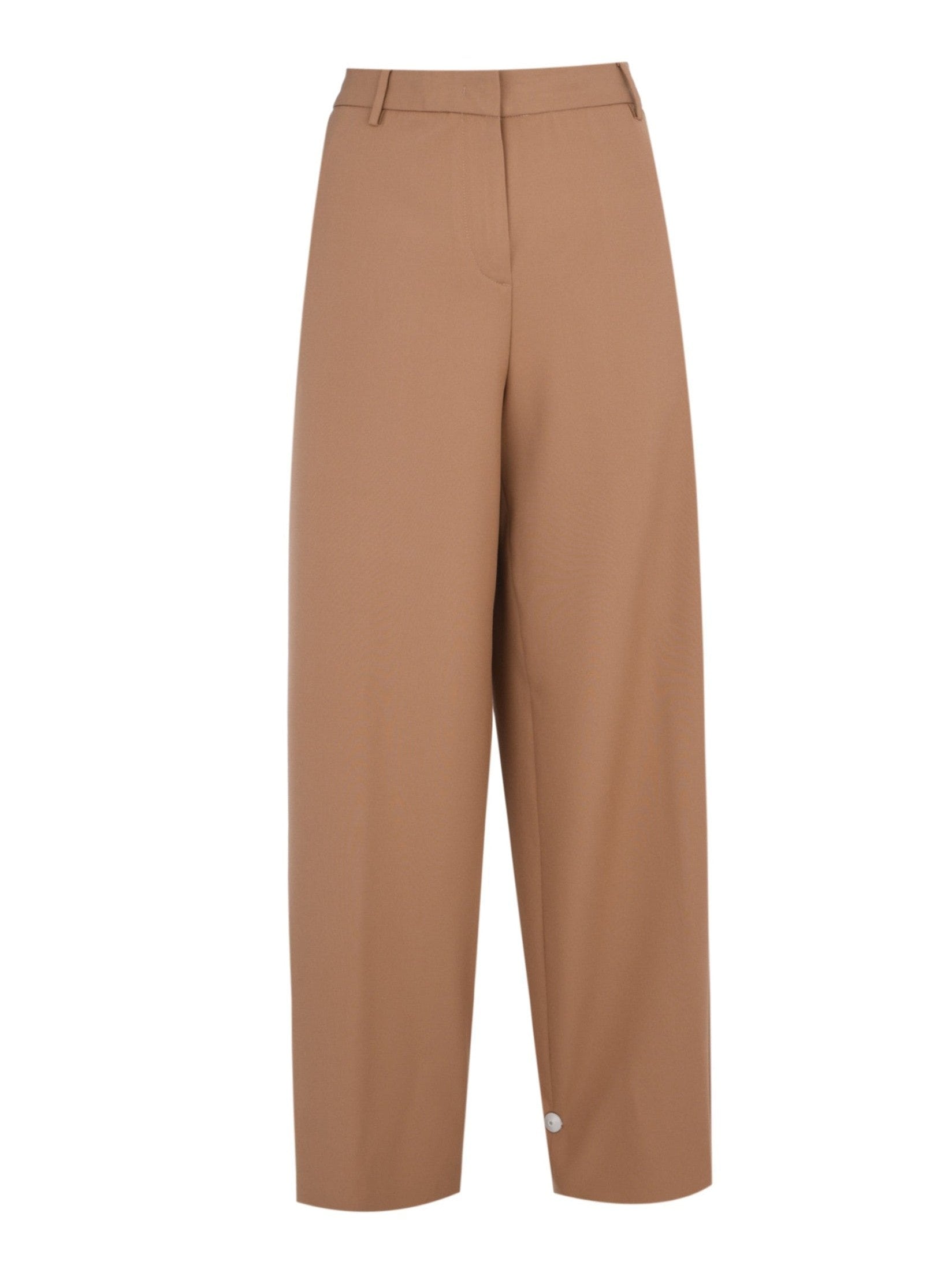 Tech wool wide leg trousers