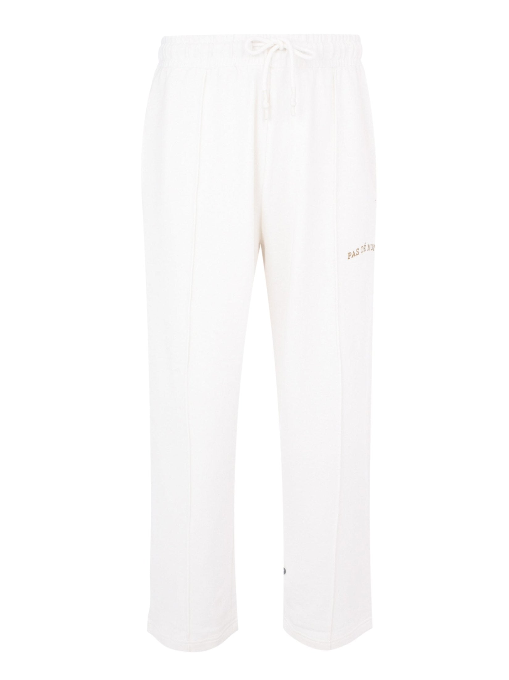 Broderie zip pants