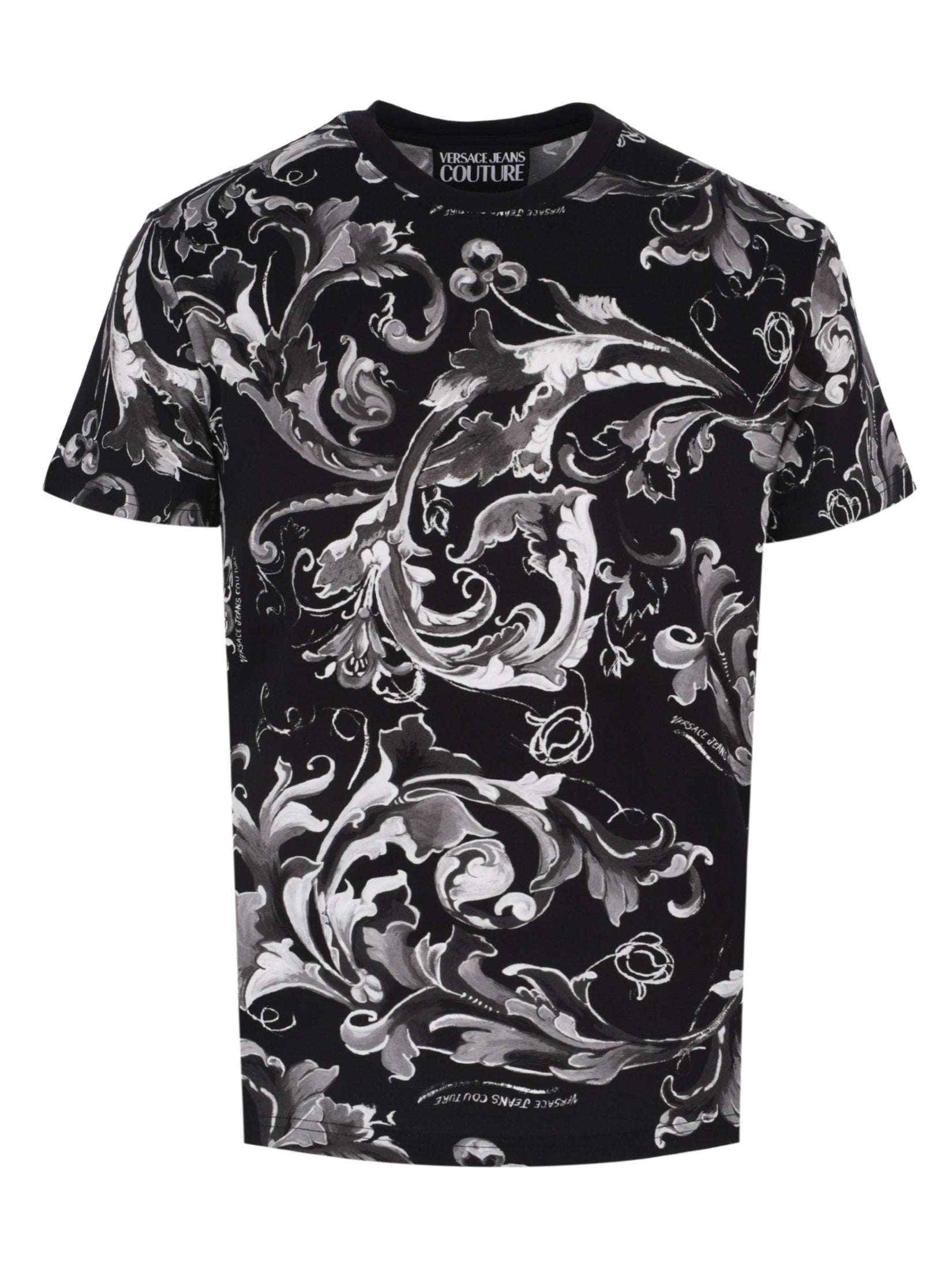 Versace jeans couture baroque print t-shirt